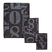 Home Typography 3pc Towel Set