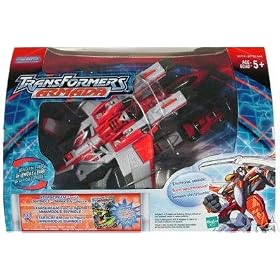 Transformer Armada- Starscream with minicon Swindle.