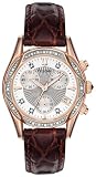Bulova Casual Rose Gold-tone Diamond Womens Watch 98R136