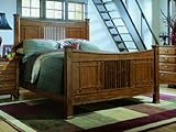 Universal Furniture Artisan Oak Panel Bed