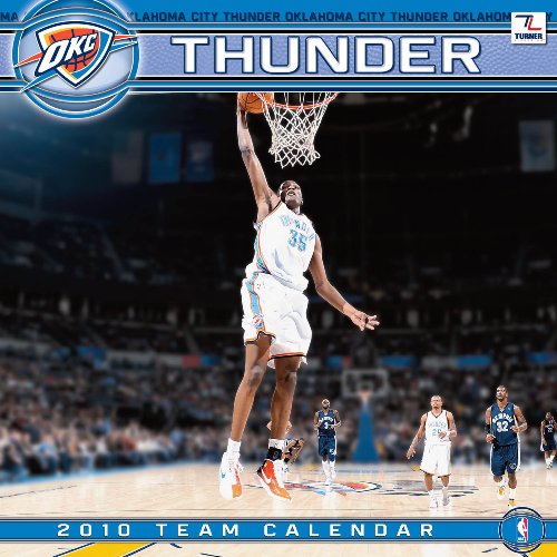 Oklahoma City Thunder 2010 Wall Calendar