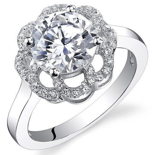 Revoni künstlicher Diamant Verlobungsring