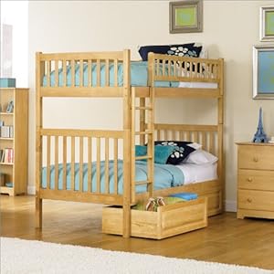 Atlantic Furniture AB61125 Arizona Bunk Kids Bed