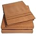 1500 Supreme Collection King Sheet Sets Mocha Brown - Luxury Hotel Bed Sheets and Pillowcase Set for King Mattress - Extra Soft, Elastic Corner Straps, Deep Pocket Sheets, King Mocha Brown