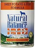 Natural Balance Canned Dog Food, Grain Free Limited Ingredient Diet Fish and Sweet Potato Formula, 12 x 13 Ounce Pack