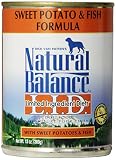 Natural Balance Canned Dog Food, Grain Free Limited Ingredient Diet Fish and Sweet Potato Formula, 12 x 13 Ounce Pack