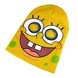 Yellow Knit SpongeBob Squarepants Ski Mask Hat