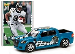 Jacksonville Jaguars - Maurice Jones-Drew (Teal Car) 2007 Upper Deck Collectibles NFL Ford SVT Adrenalin Concept with Card