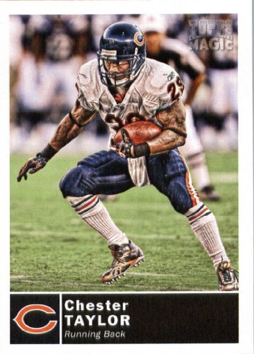 2010 Topps Magic MINI #23 Chester Taylor - Chicago Bears (Miniature Size) (Football Cards)