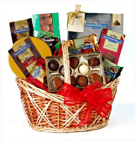 Grand Ghirardelli Chocolate Gift Basket