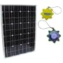 HQRP 50W Mono-crystalline Solar Panel 50 Watt 12 Volt in Anodized Aluminum Frame 10 Years Limited Power Warranty