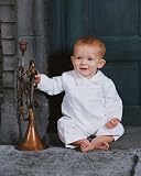 Pintucked / Hand Smocked Heirloom Christening Suit