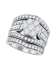 3.00CT-DIA FLOWER RING