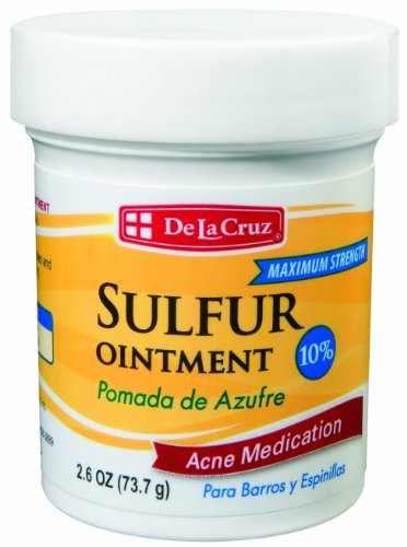 SULFUR OINTMENT 10 % POWERFUL ACNE MDICATION 2.6 OZ.