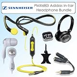 Sennheiser PMX680I PMX-680I Adidas Sports In-Ear Headphones Bundle
