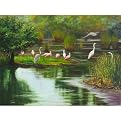 Spoonbills & Herons by Lisa Zook - 15 x 21