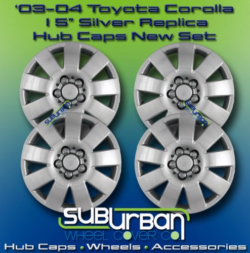 410 Series Toyota Corolla 15 Replica Hub Caps
