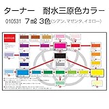 アーテック ターナー 耐水三原色カラー 10531 7ml 3色