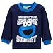 Toddlers Boy's Long Sleeve Elmo Tee- Navy