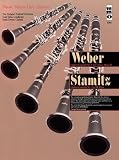 Music Minus One Clarinet: Weber Concerto No. 1 in F minor, op. 73; STAMITZ Concerto No. 3 in B-flat (Book & CD)