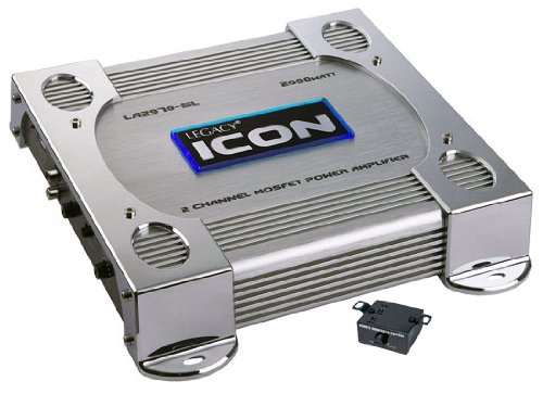 Legacy LA2970SL 2 Channel 2000 Watt Bridgeable Mosfet Amplifier (Silver) On Sale