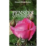 Pens�es Quotidiennes 2010par Omraam Mikha�l A�vanhov