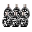 LOT of 6 Millennium PAINT IT BLACK 50X Bronzer Indoor Dark Lotion Tanning Bed