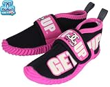 GET UP(ゲットアップ) キッズ ジュニア エアープレーン マリンシューズ ブラック*ローズピンク GET UP