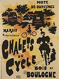IMAGE OF BIKE Bicycle Chalets du Cycle, Ladies on BicyclesBois de Boulogne, France French 12