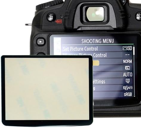 DSTE DSTT0304 LCD Cover Screen Protector Optical Glass for Nikon D90, D700 SLR Camera