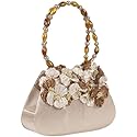 Savanna Double Handle Beaded Satchel