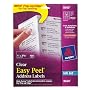 Avery Easy Peel 1 x 2 5/8 Inch Clear Address Label 750 Count (8660)