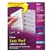 Avery Easy Peel 1 x 2 5/8 Inch Clear Address Label 750 Count (8660)