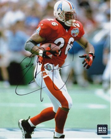 Eddie George Autographed Tennessee Titans 8x10 Pro Bowl Photo