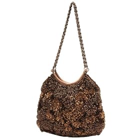 Fully Beaded ,Meta Chain and Frame, Evening Bag - Johana (61 644)