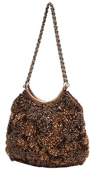Fully Beaded ,Meta Chain and Frame, Evening Bag - Johana (61 644)
