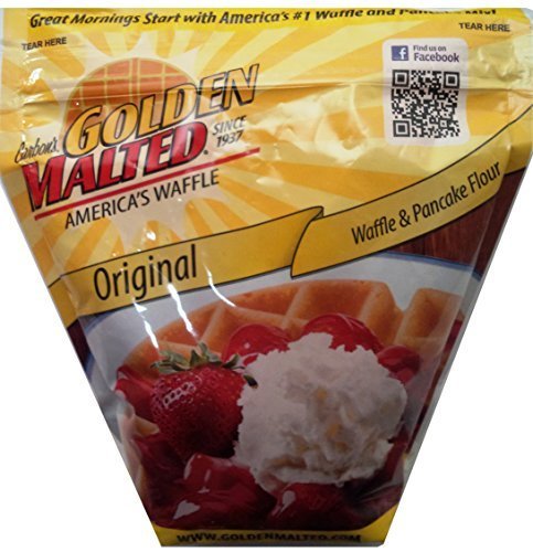 Carbon's Golden Malted Pancake & Waffle Flour Mix, Original, 32-Ounces by N/A
