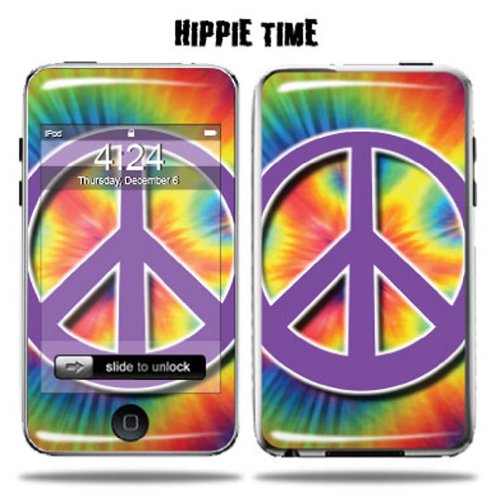 Protective Vinyl Skin Decal Sticker for Apple iPod Touch 2G 3G 2nd 3rd Generation 8GB 16GB 32GB - Hippie Time