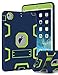TIANLI Case for iPad 2,Case for iPad 3,Case for iPad 4 Three Layer Protection Shockproof Protective with Kickstand for iPad 2nd Generation/iPad 3rd Generation/iPad 4th Generation - Navy Blue
