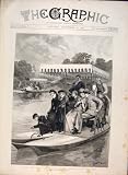 Water Bicycles Lake Central Park New York Barnes 1891