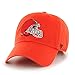 Men's '47 Orange Cleveland Browns Clean Up Adjustable Hat
