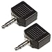 2 St�ck Dual Adapter f�r Kopfh�rer - Ein 3,5 mm Stereo Stecker zu Zwei 3,5 mm Stereo Buchsen