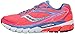 Saucony Women's Ride 8 Running Shoe, Coral/Blue/Sea, 6.5 M US