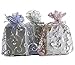 14KT White Gold Nose Screw Ring 2mm Clear Square CZ 20G