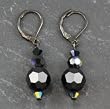 Swarovski Crystal Earring - Jet Black (Jackie)