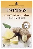 Twinings Lemon and Ginger Tea 40 Teabags (Pack of 4, 160 Teabags)