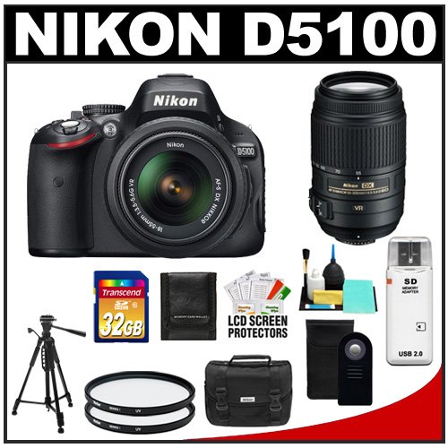 Nikon D5100 16.2 MP Digital SLR Camera & 18-55mm 