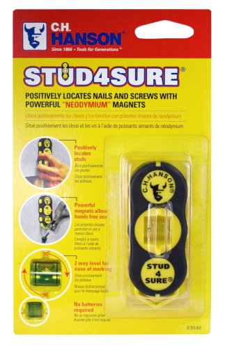 Cheapest CH Hanson 03040 STUD4SURE Magnetic Stud Finder