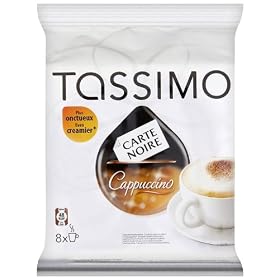 TASSIMO Carte Noire Cappuccino 16 T DISCs (Pack of 5, Total 80 T DISCs)