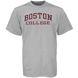 Boston College Eagles Ash Arch Logo T-shirt